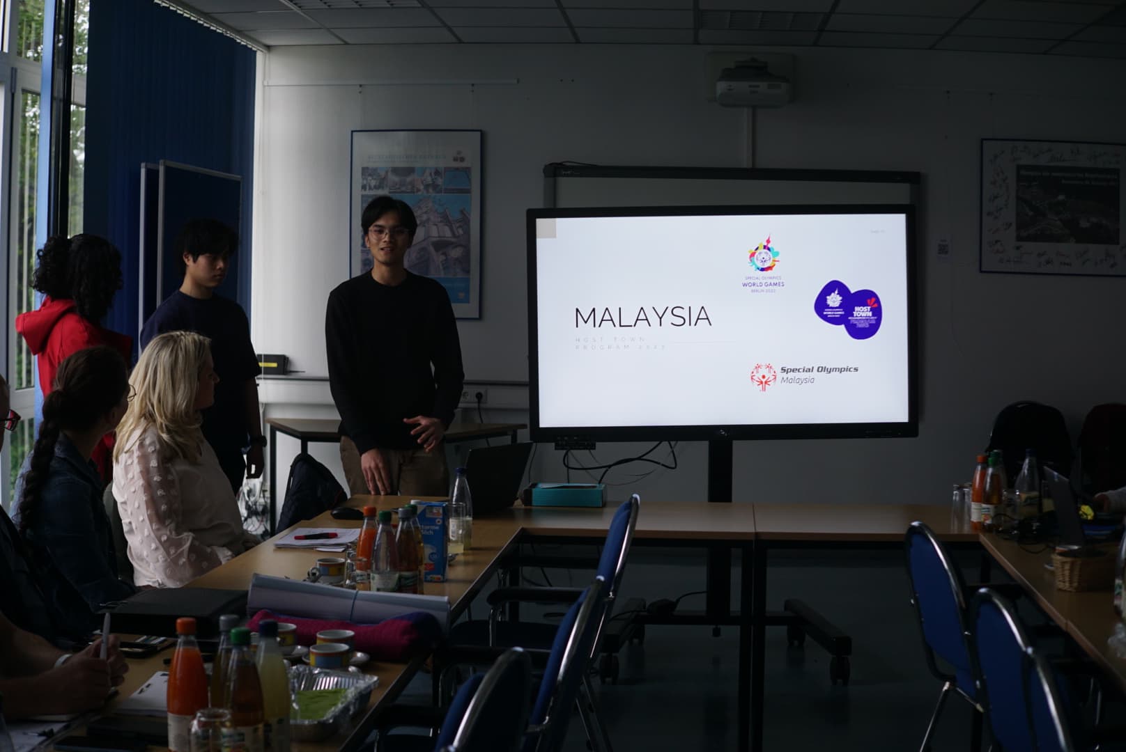 Me presenting Malaysia to represenatives of the State Brandenburg